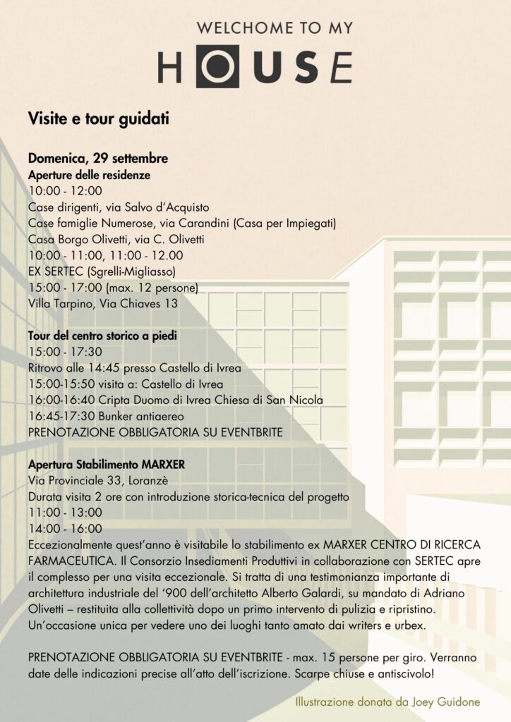 programma visite domenica 29 settembre